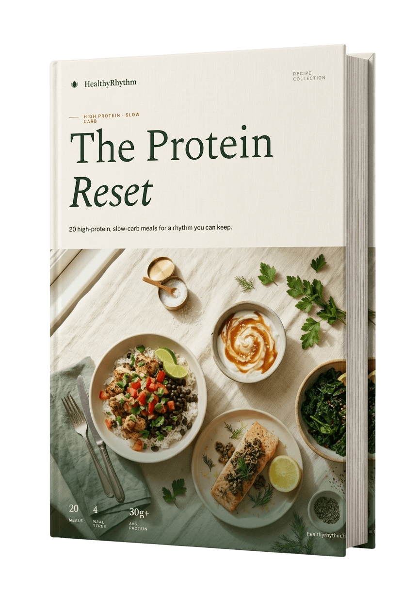 The Protein Reset — 20 High-Protein, Slow-Carb Recipes