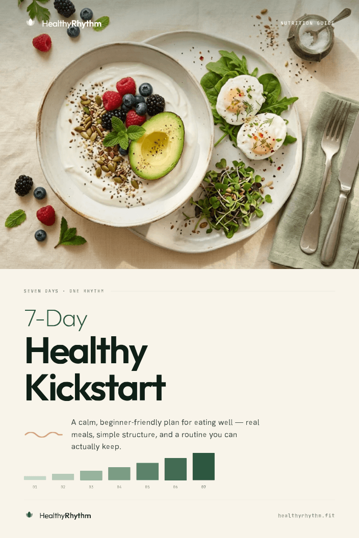 7-Day Healthy Kickstart guide cover